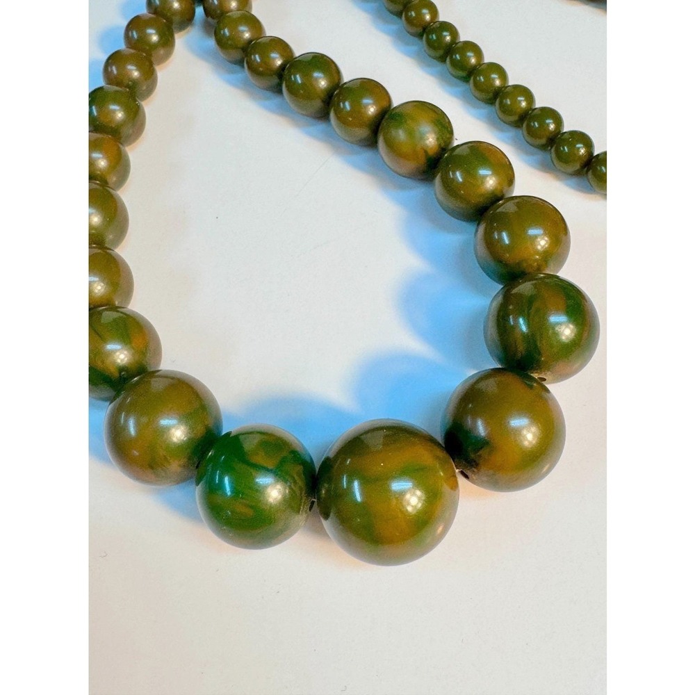 Bakelite  olive & yellow marbled, Simichrome positive 1930'-40's era 8mm - 20mm